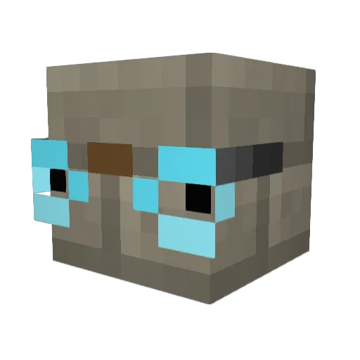 gloofloof_ Minecraft avatar head, 3D render