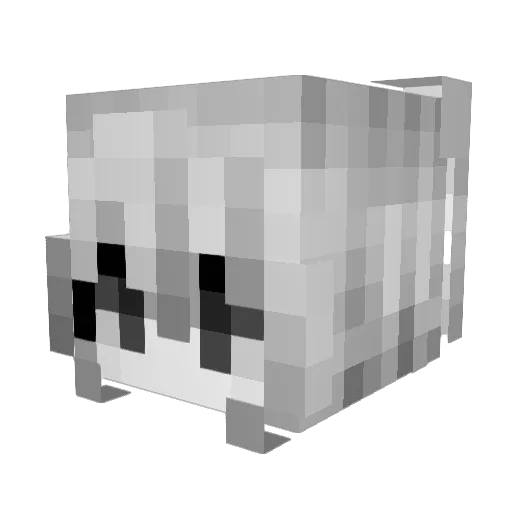 gloomizzy Minecraft avatar head, 3D render