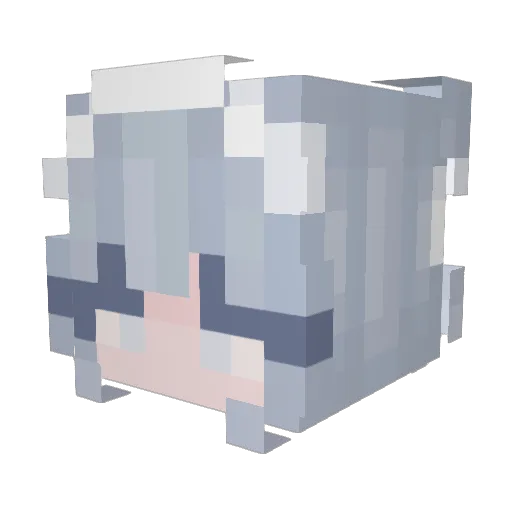 gloomybears6 Minecraft avatar head, 3D render