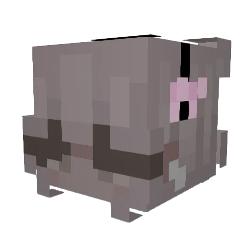 gloomytsunami Minecraft avatar head, 3D render