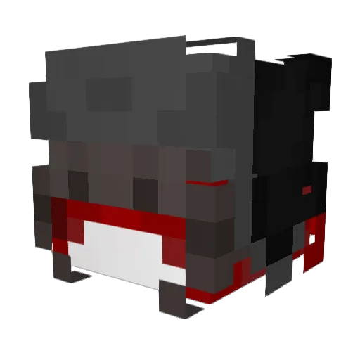 gloomyvamps Minecraft avatar head, 3D render