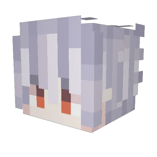 gloonkstonk Minecraft avatar head, 3D render