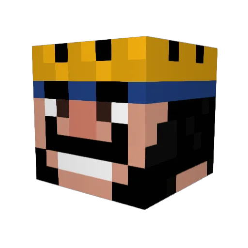glootigloot2 Minecraft avatar head, 3D render