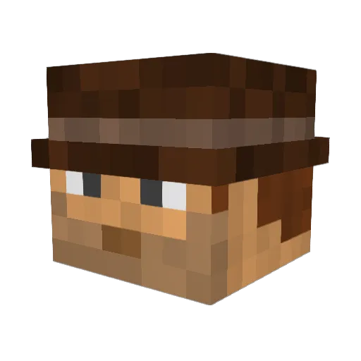 gloria700 Minecraft avatar head, 3D render