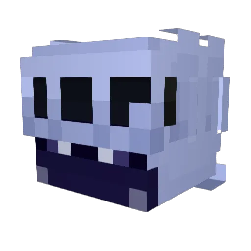 gloriasjournal Minecraft avatar head, 3D render