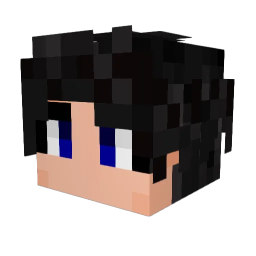 glory2022 Minecraft avatar head, 3D render