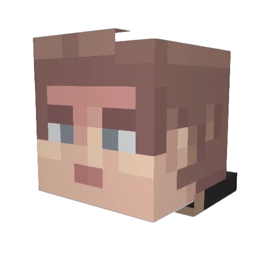glorygut123 Minecraft avatar head, 3D render