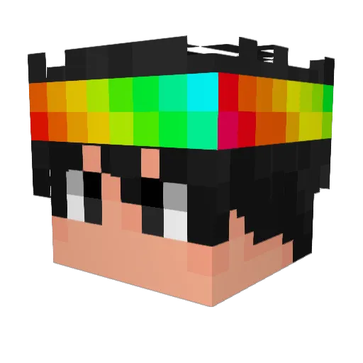 glouth1 Minecraft avatar head, 3D render