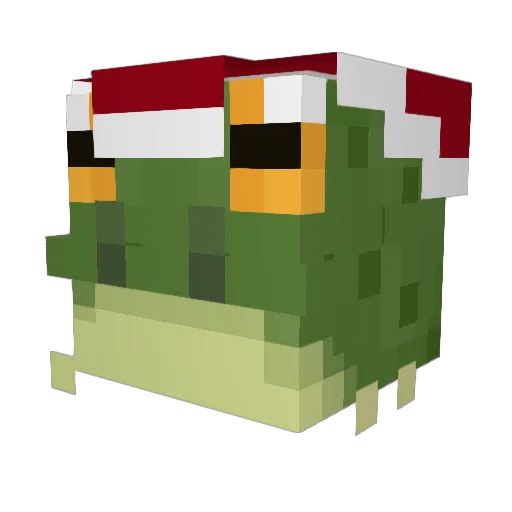 glowbie Minecraft avatar head, 3D render