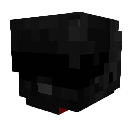 glowingsouls Minecraft avatar head, 3D render