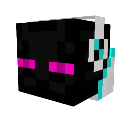 gluby7 Minecraft avatar head, 3D render