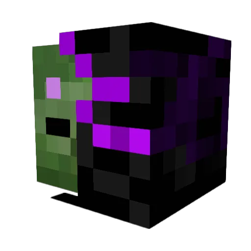 glue10_free Minecraft avatar head, 3D render