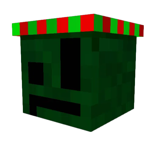 glumking3 Minecraft avatar head, 3D render