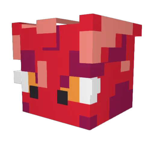 glutenwizard Minecraft avatar head, 3D render