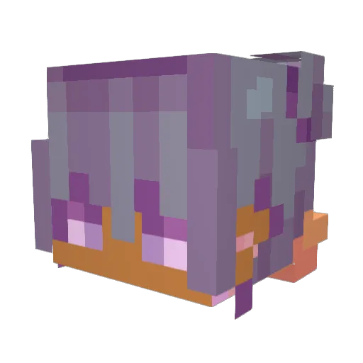 glvdskies Minecraft avatar head, 3D render