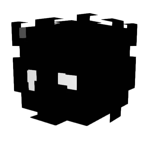 glxzBW Minecraft avatar head, 3D render