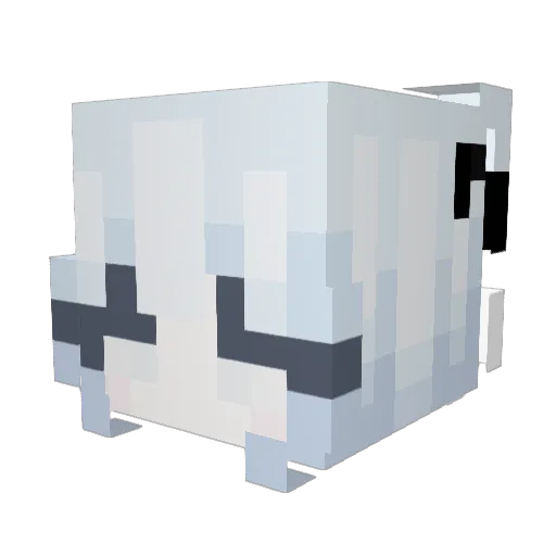 glxziola Minecraft avatar head, 3D render