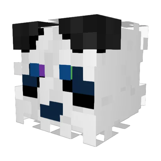 gmajja Minecraft avatar head, 3D render