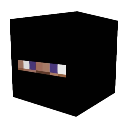 gman1001 Minecraft avatar head, 3D render