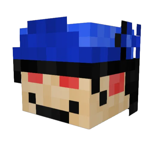 gman2510 Minecraft avatar head, 3D render