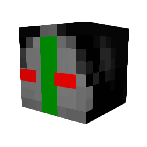 gman3252 Minecraft avatar head, 3D render