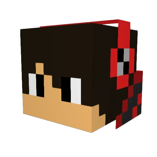 gman3307 Minecraft avatar head, 3D render