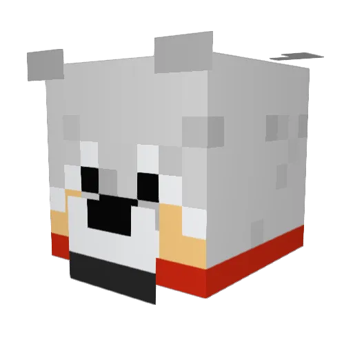 gmariont Minecraft avatar head, 3D render