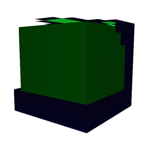 gmemstr Minecraft avatar head, 3D render
