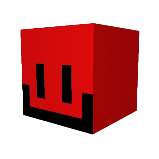 gmio Minecraft avatar head, 3D render