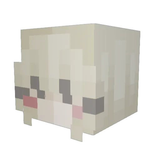 gml626 Minecraft avatar head, 3D render