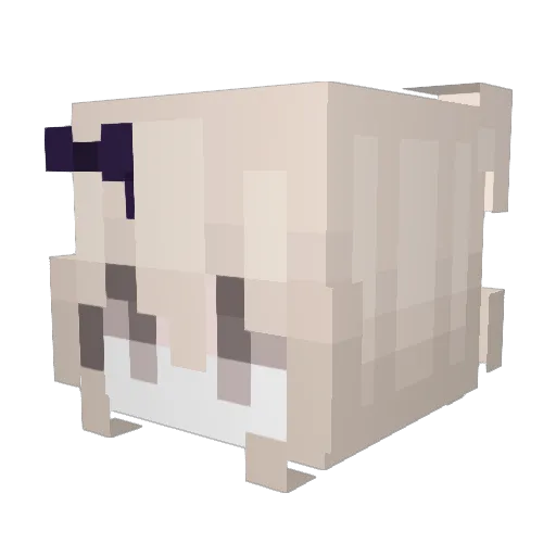 gmlgid Minecraft avatar head, 3D render