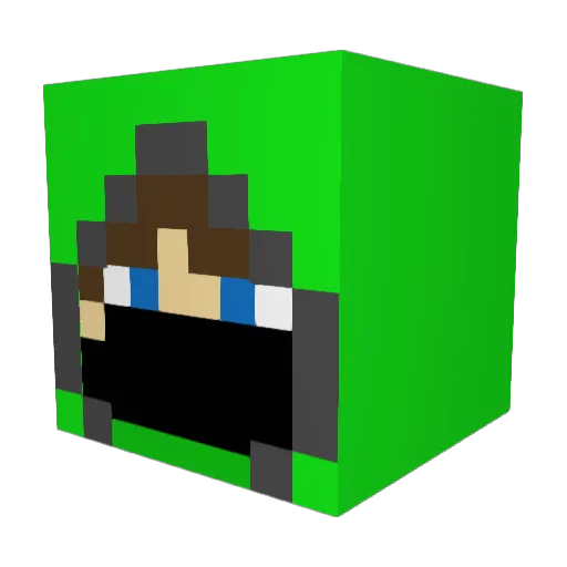 gmoney722 Minecraft avatar head, 3D render