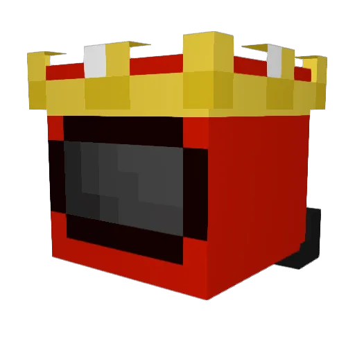 gmp7 Minecraft avatar head, 3D render