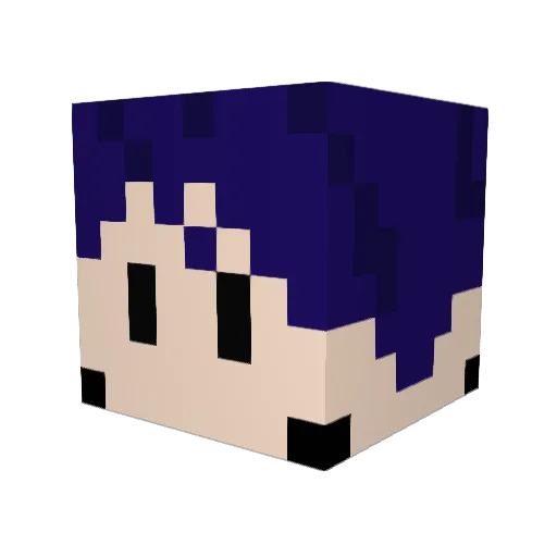 gmr2 Minecraft avatar head, 3D render