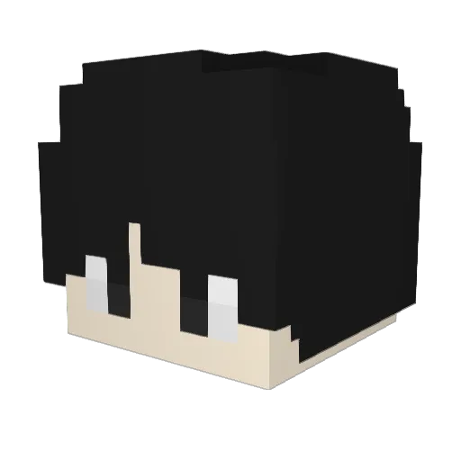 gmraksmf Minecraft avatar head, 3D render