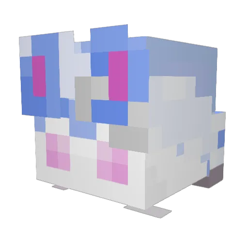 gmsnoozy Minecraft avatar head, 3D render