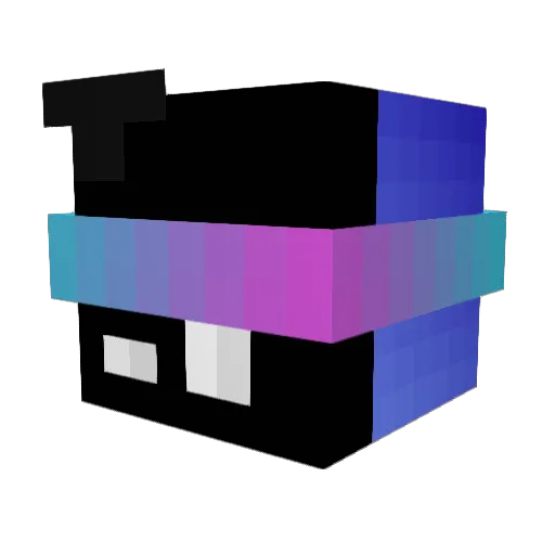 gn8 Minecraft avatar head, 3D render