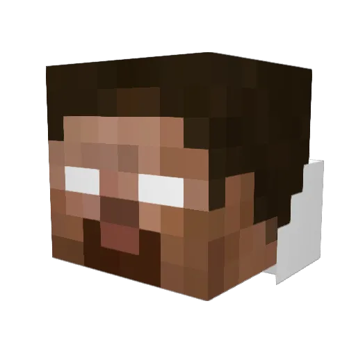 gnation321 Minecraft avatar head, 3D render
