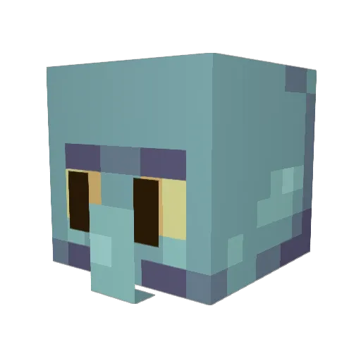 gnatttt Minecraft avatar head, 3D render