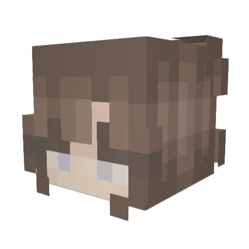 gnbrely Minecraft avatar head, 3D render