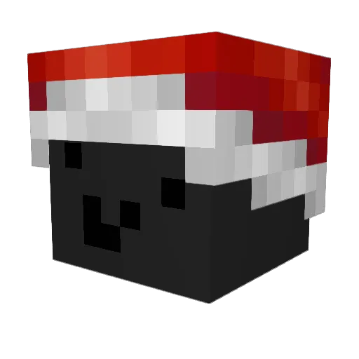 gnd Minecraft avatar head, 3D render