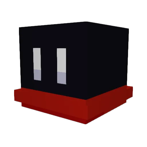gnegni25 Minecraft avatar head, 3D render