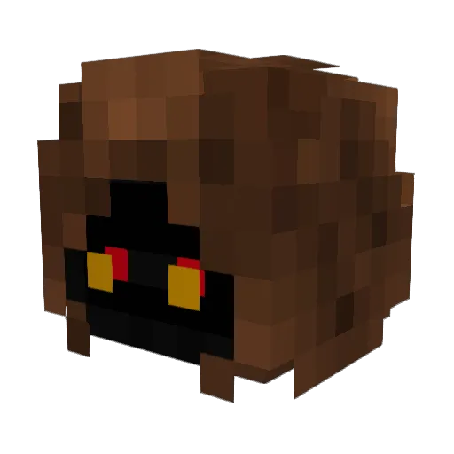gnitnuh Minecraft avatar head, 3D render