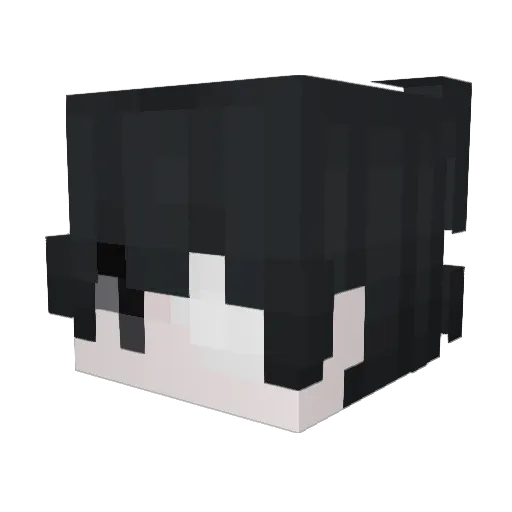 gnnzq Minecraft avatar head, 3D render