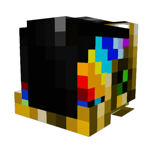 gnob Minecraft avatar head, 3D render