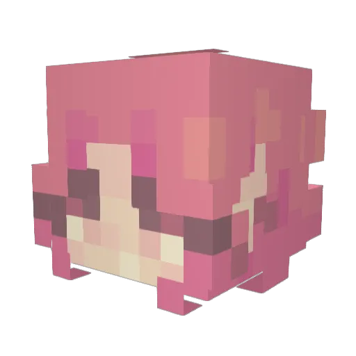 gnocchistoes Minecraft avatar head, 3D render
