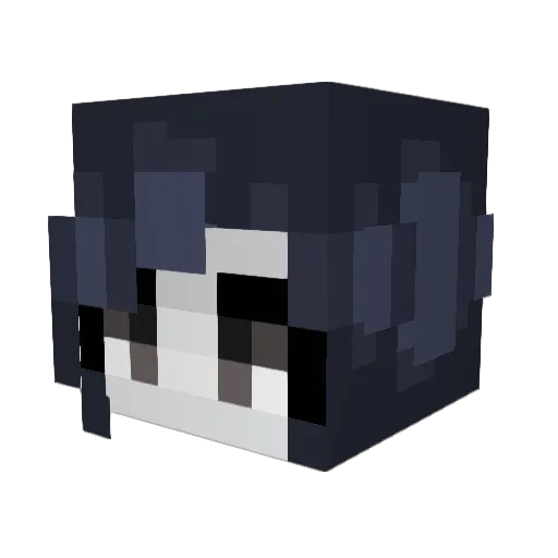 gnomemagic Minecraft avatar head, 3D render