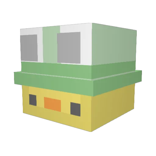 gnsfrhnds Minecraft avatar head, 3D render