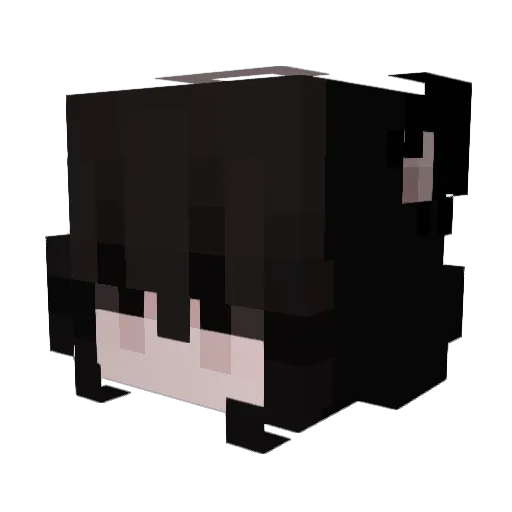 gnslvt Minecraft avatar head, 3D render