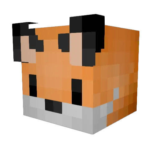 go1vs1noob Minecraft avatar head, 3D render